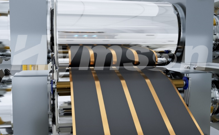 海目星的輥壓分切一體機還具備激光輥面清洗功能