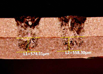 IGBT銅排焊接后效果圖